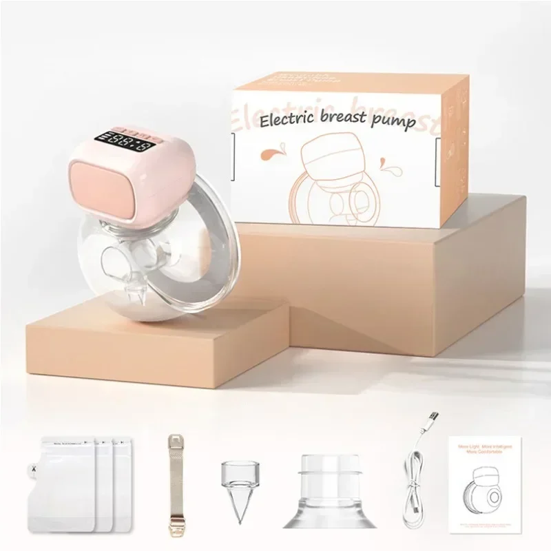 All-in-one Hands-free Breast Pump Electric Breast Pump Wearable Automatic Massage Collector Portable and Safe