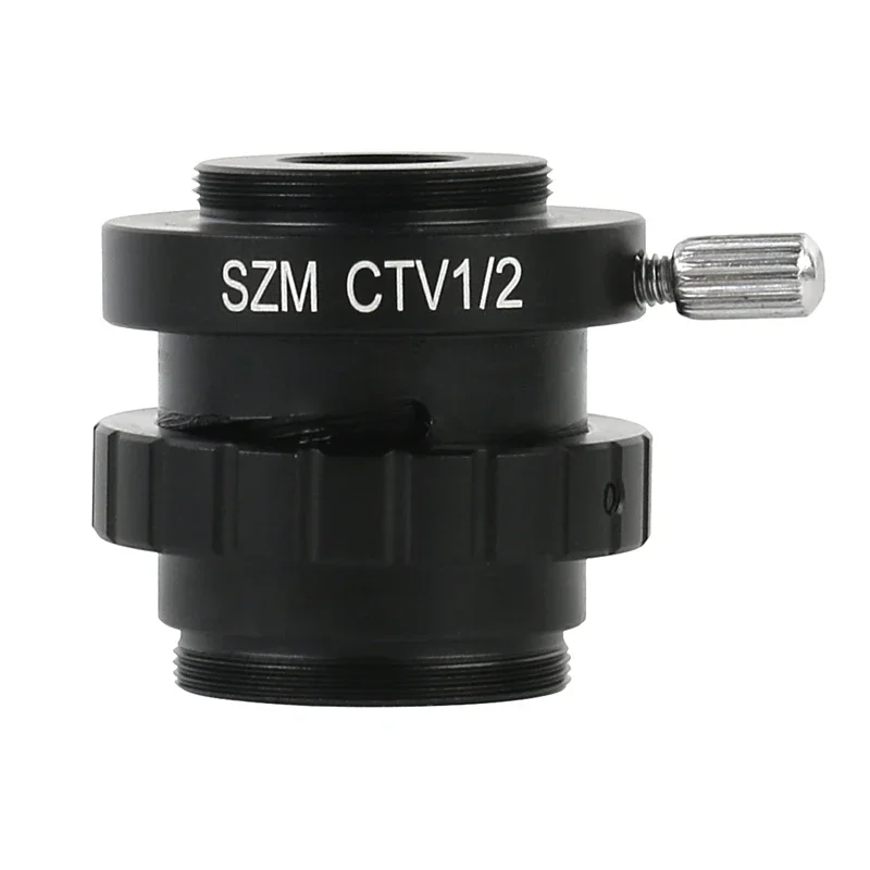 Microscope Adapter 0.5X 0.35X 1X C-Mount Lens SZM SZN 1/2 1/3 CTV Adapter For Trinocular Stereo Microscope Replacement Accessories