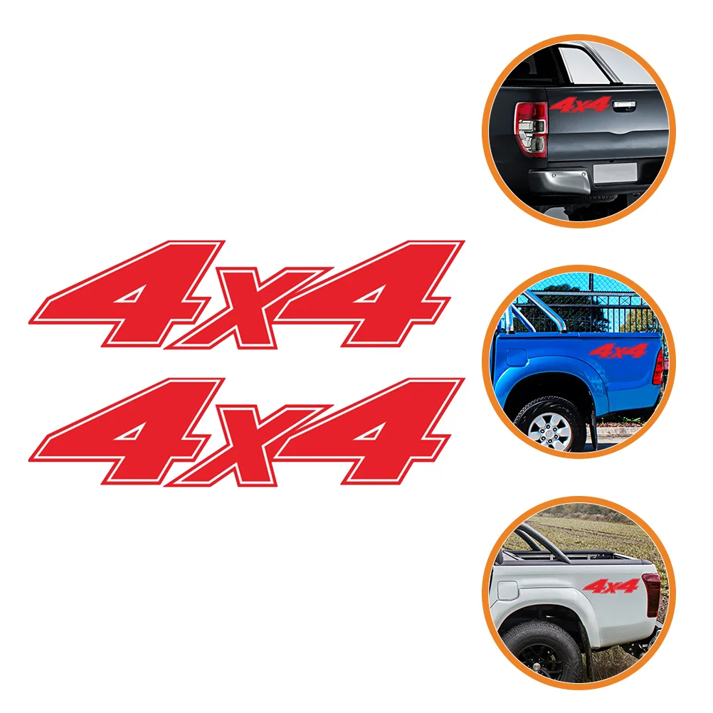 

2pcs Car Tail Sticker Decorative Car Sticker Waterproof PVC Decal for Car Decor