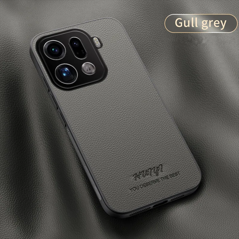 Luxury Built-in Magnet Leather Magnetic Phone Case - Shockproof Cover