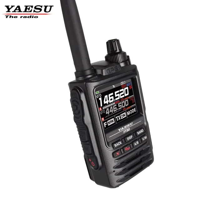 New Yaesu FT3DR original genuine amateur walkie-talkie C4FM/FDMA 144/430MHz  digital analog FM transceiver color screen touch GPS AliExpress