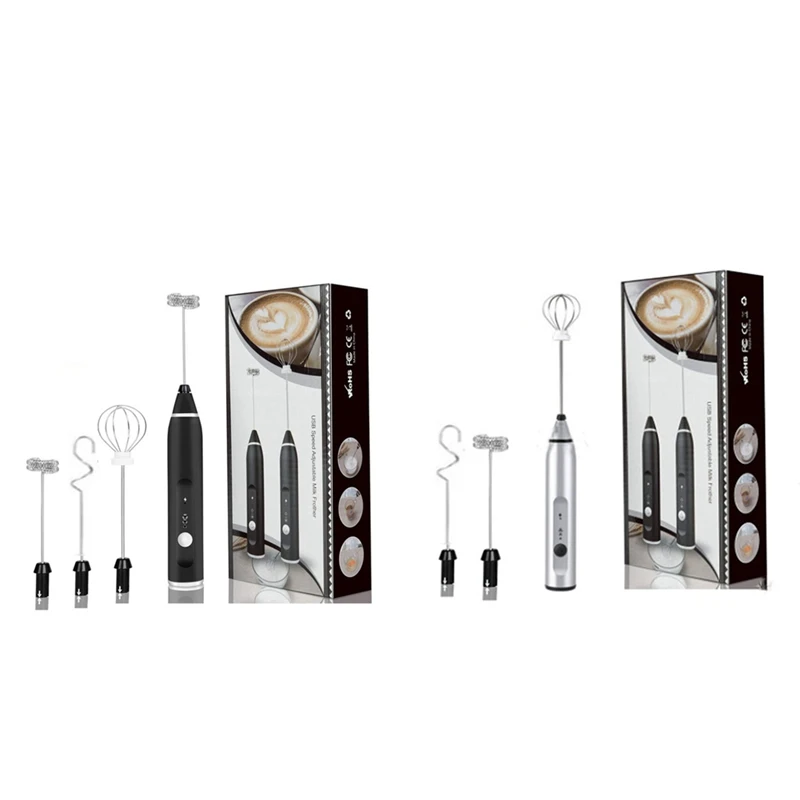 

Electric Milk Frothers Handheld Wireless Blender USB Mini Coffee Maker Whisk Mixer Cappuccino Cream Egg Food Blender