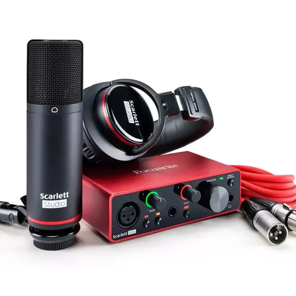 Vendite Promo Focusrits Scarlets 2 I2 Studio (3A Generazione) Interfaccia Audio Usb E Pacchetto Di Registrazione Con Pro Toolss