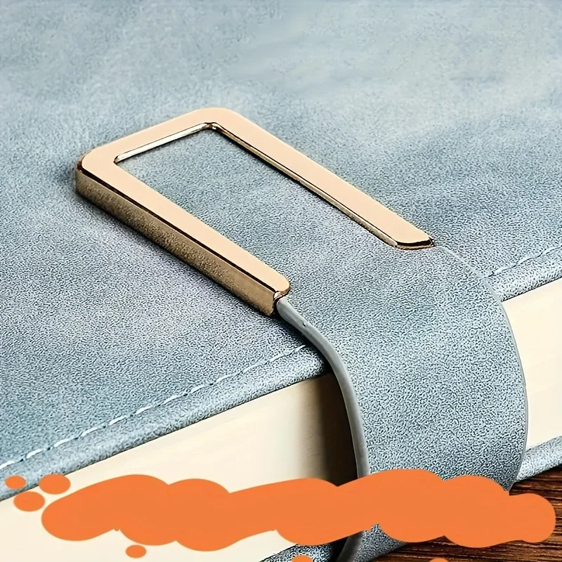 Individuelles Notizbuch mit 200 Seiten, A5, weiches Leder, Retro-Agenda, praktisch, trendig, Schreibwaren, Schulbedarf für Notizen und Planung – Detail 8