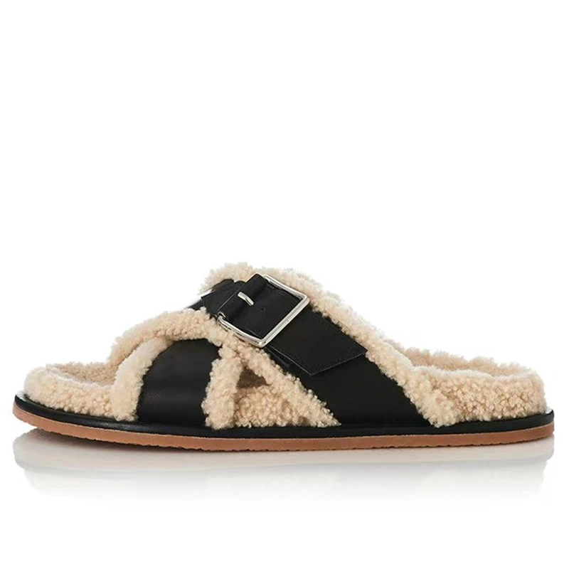 ALIAS MAE Women's Plush Slippers Uniquely Designed with High Quality Materials For Comfortable and Soft Daily Outdoor Leisure