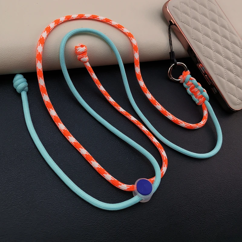 Long Crossbody Mobile Phone Lanyard Can Be Hung The Neck Handmade Lanyard Retractable Shoulder Phone Case Universal Belt Clip
