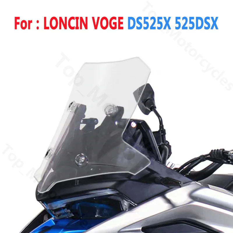 

Windshield For LONCIN VOGE DS 525X DS525X 525 DSX 525DSX DSX525 Motorcycle Accessories Windscreens Wind Deflectors Transparent