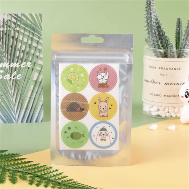 Xiaomi 6Pcs Rajzfilm Szúnyog Patch Pure Plant Illóolaj-Anti-Széria-Riasztó Tapasz Matricák Gyerekek Kisgyermek Csecsemő - Image 3