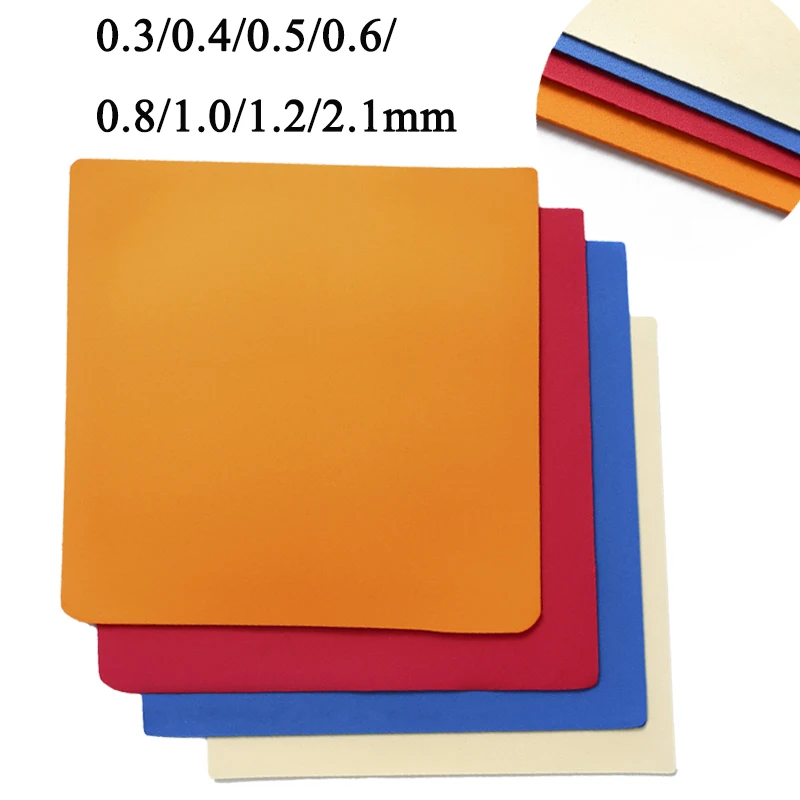 Ultra Thin & Light Table Tennis Sponge 0.3/0.4/0.5/0.6/0.8/1.0/1.2/2.1mm High-density Ping Pong Sponge for Table Tennis Rubber