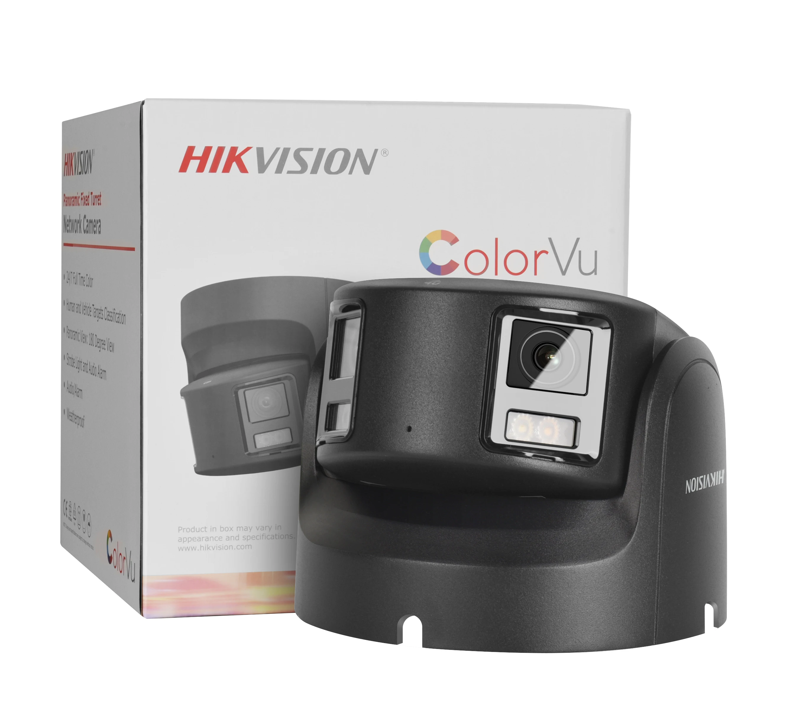 Hikvision IP 카메라 파노라마 컬러Vu 터렛 DS-2CD2387G2P-LSU SL 4K 보안 더블 렌즈 컬러 야간 내장 마이크 스피커, 8MP