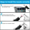 SUGON 8610DX Pro 1000W Hot Air Rework Station Microcomputer Digital Display BGA Rework Station Curved Nozzle Welding Repair Tool 6