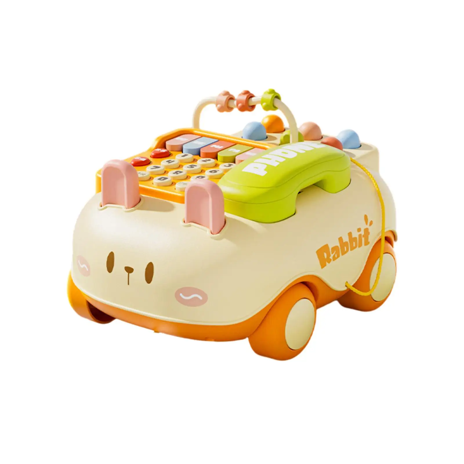 Baby Telephone Toy Educational Toy Multifunction Creative Simulation Telephone Pretend Phone for Toddler Kids Boys Birthday Gift 6