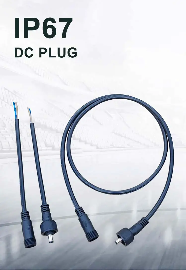 Cavi Prolunga DC5525 GINTOOYUN 2 Pezzi - Maschio A Femmina, 50cm, 22AWG, Per LED, CCTV, Monitor, Alimentazione 0-24V - Foto 10