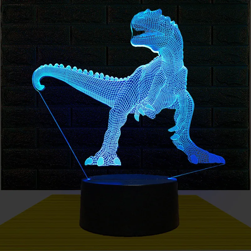 2/5/10PC 7 Color Colorful  Bases USB Cable Touch 3D LED Holder Lamp Base Night Light Acrylic Table Decoration Holder