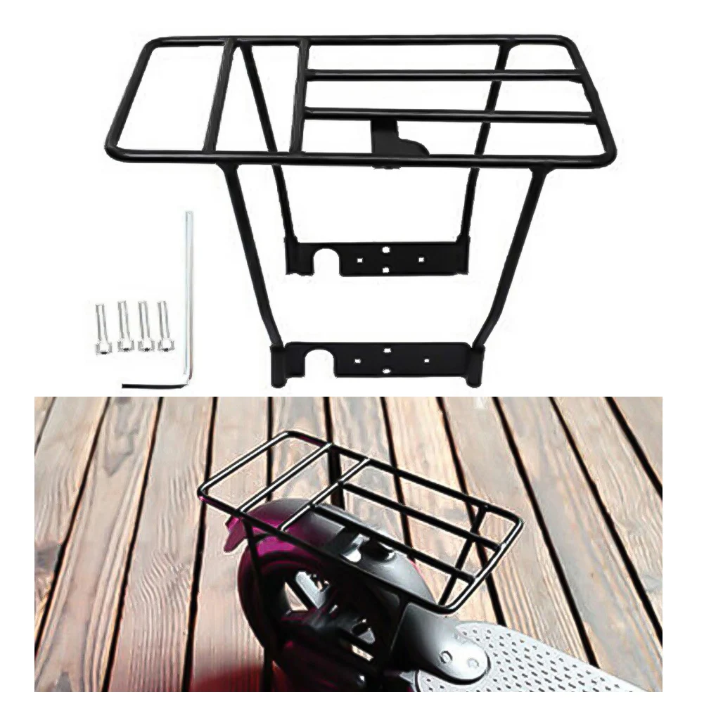 

For Luggage Travel Rack Electric Scooter Rear Shelf 720g Black Flexible And Durable Iron Durable And Practical