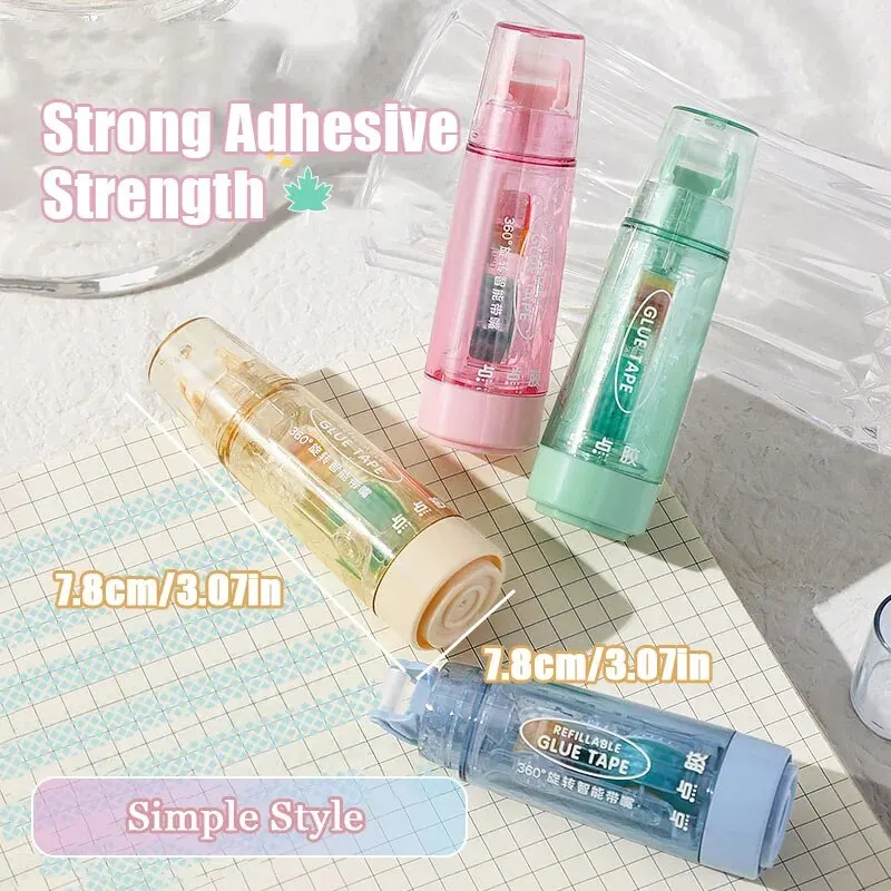 Correction Glue Cute Little Fatty Ding Dot High Viscosity Transparent Student's Hand Account Mistake Question Interchangeable Core