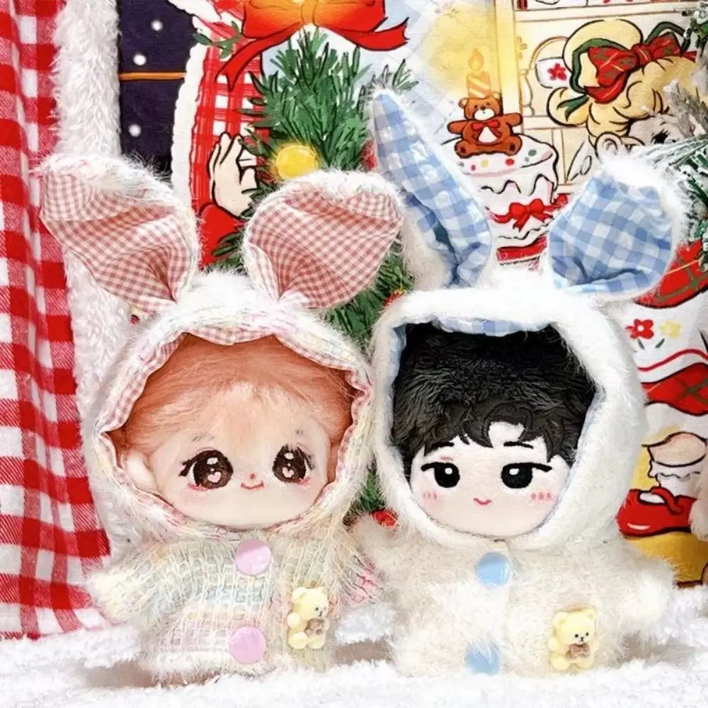 10CM Size 10cm Cotton Doll Clothes Cartoon Design Soft Cotton Cotton Doll's Clothes Miniature Clothes Plush Material