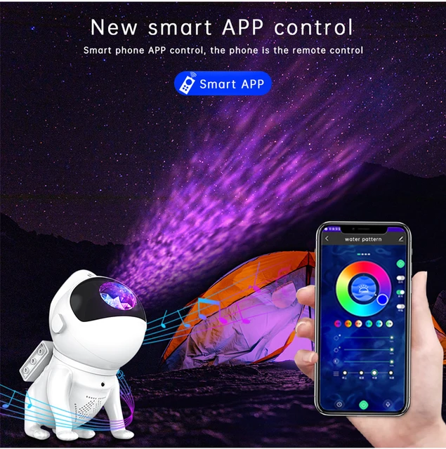 1 Peça Projetor Astronaut Galaxy Star, Projetor Noturno Estrelado E  Nebulosa, Temporizador E Controle Remoto, Adequado Para Meninos Assistirem  Jogos De Futebol E Jogos De Computador Com Luzes Atmosféricas, Carro E  Quarto