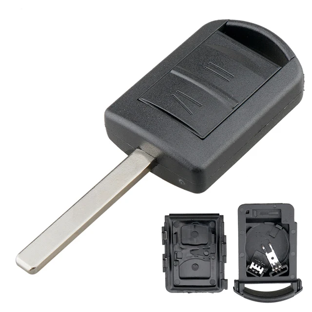 2 ปุ่มกุญแจรถรีโมทคอนโทรลเปลี่ยนที่อยู่อาศัยสําหรับ OPEL AGILA MERIVA CORSA_C COMBO ASTRA รถ Key SHELL 6