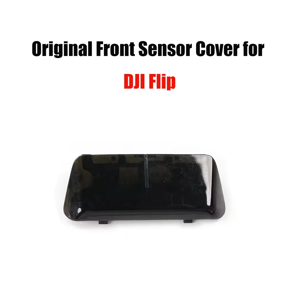 Détail du couvercle radar DJI Flip, pièce originale pour protéger le capteur avant du drone.