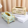 European Creative Paper Towel Box Manual Oil Dripping Paper Drawer Household Toilet Paper Storage Appliance Table Napkin Holder 2