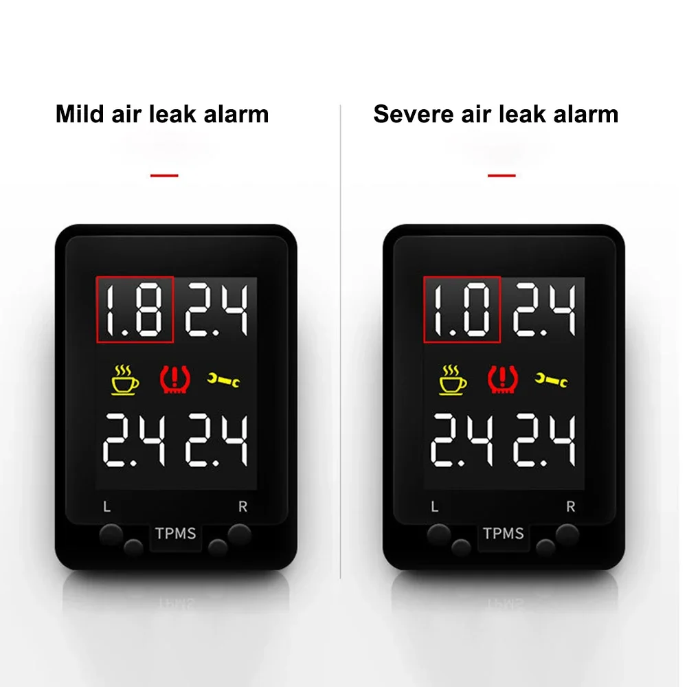 Kocsi OBD TPMS Érlelődik Sürgetés Megfigyelő Rendszer Digitális LCD monitor kijelző biztonsági riasztó számára toyota RAV4 2008-2012 Párta auris Siena