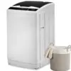 25LBS Portable Full-Automatic Washing Machine Stainless Steel Drum 10 Wash Programs Compact Customized Laundry Solution 1