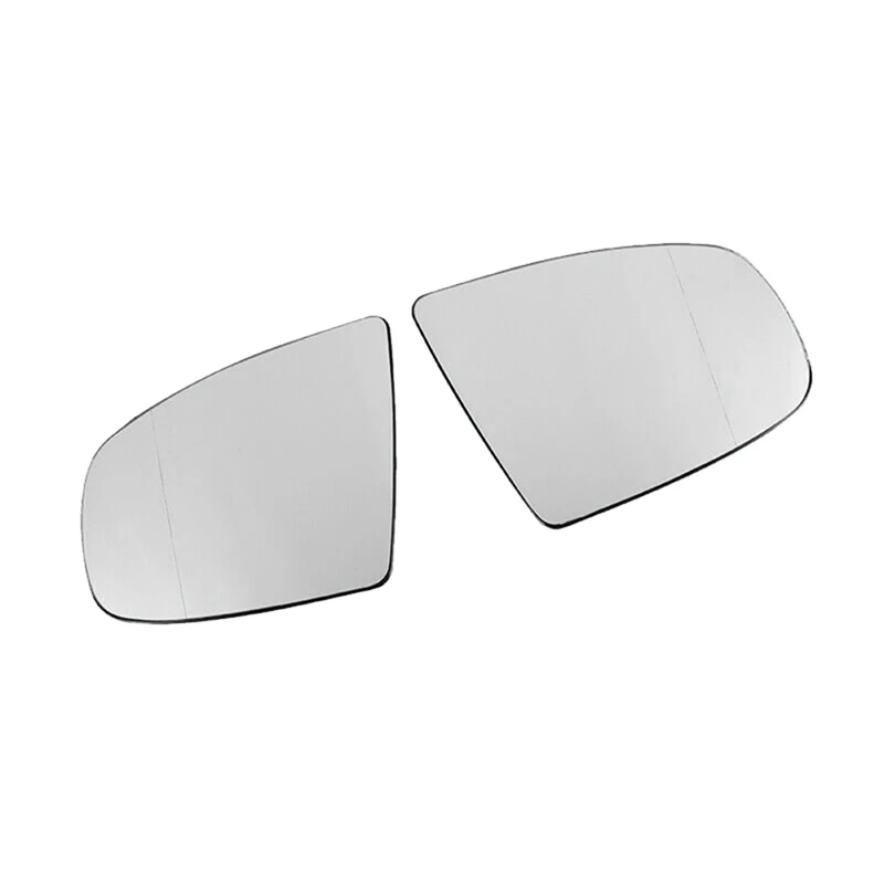 

2X Left Side Rear View Mirror Side Mirror Glass Heated + Adjustment For BMW X5 E70 2007-2013 X6 E71 E72 2008-2014