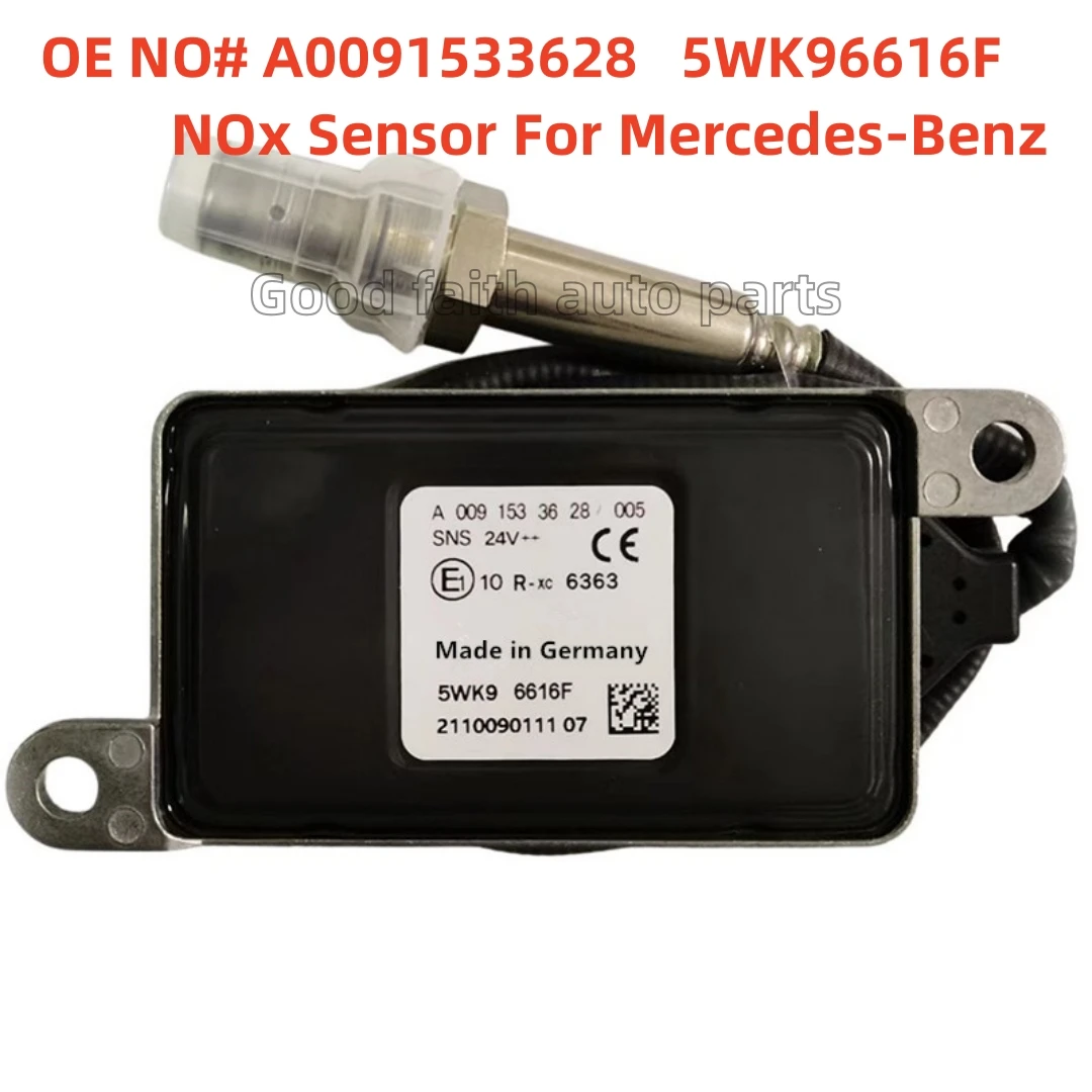 A0091533628 Sensore Muslimnox/Sonda Sensore Per Mercedes-Benz Actros Atego Lkw Euro 4 5 6 24V 0061537328 0091533628 5Wk96616E