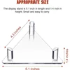 1 Pcs Acrylic Ball Holder Basketball Display Holder Ball Rack Support Base Rugby Display Stand Football Bowling Storage 5