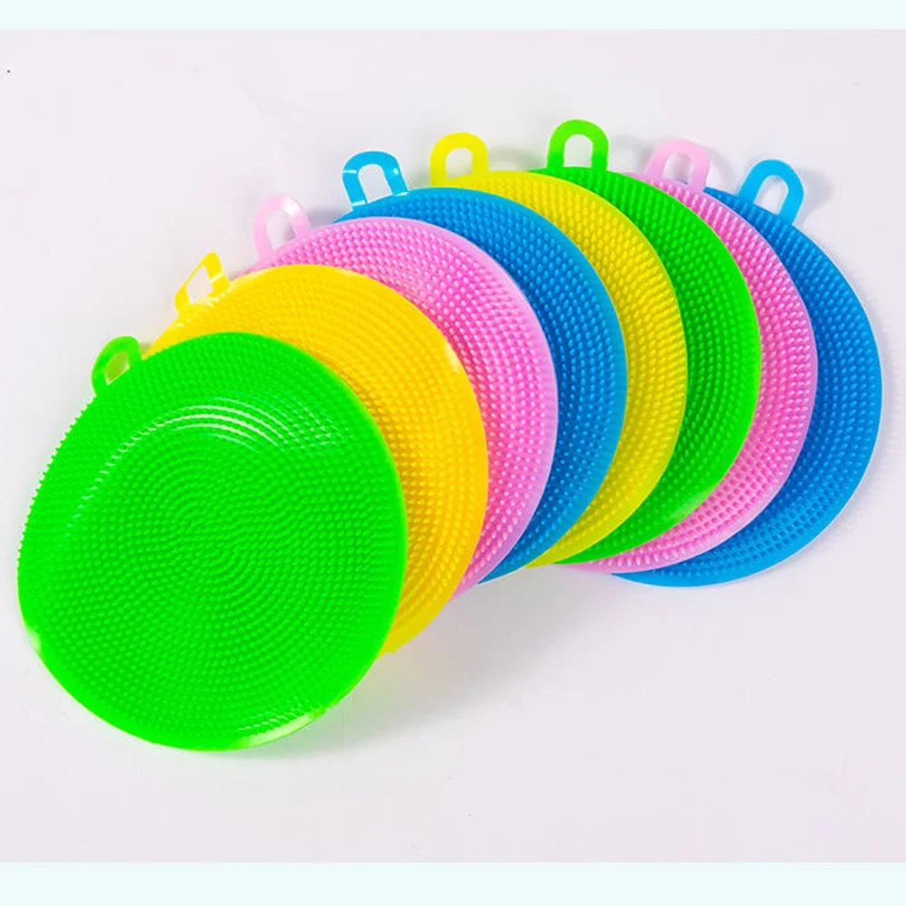Silicone Dish Cloth Non Oily Kitchen Special Dishwashing Brush Dishwashing Cleaning Brush Scouring Pad And Rag