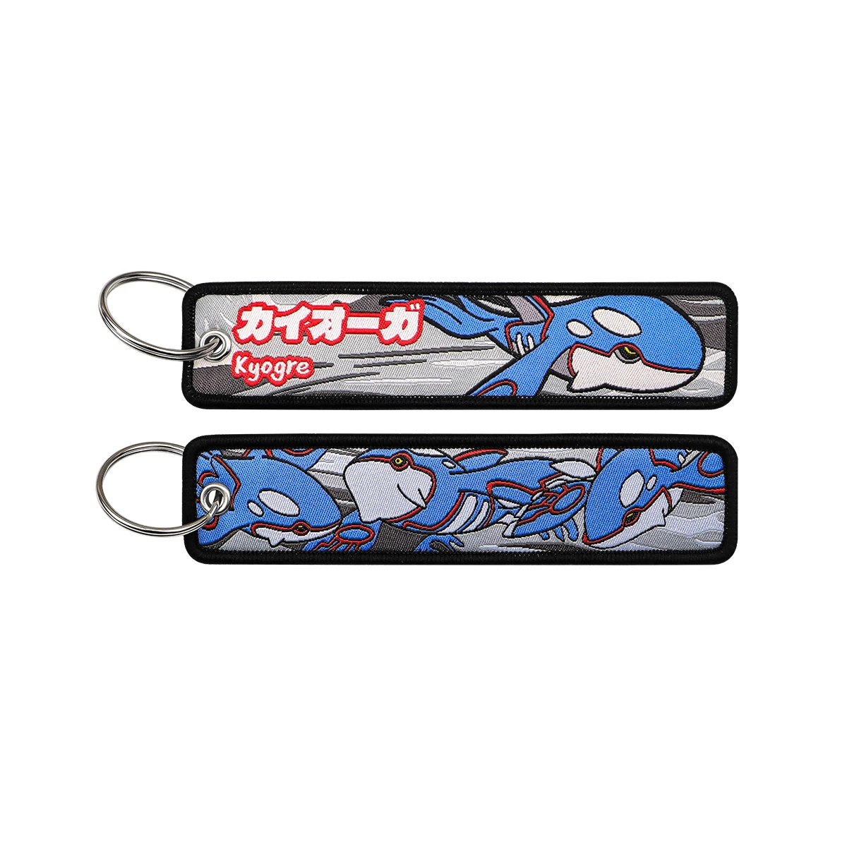 Kawaii Japanese Elf Anime Embroidery Key Fobs Key Tag Motorcycles Cars Backpack Chaveiro Keyring Fashion Keyring Friends Gifts