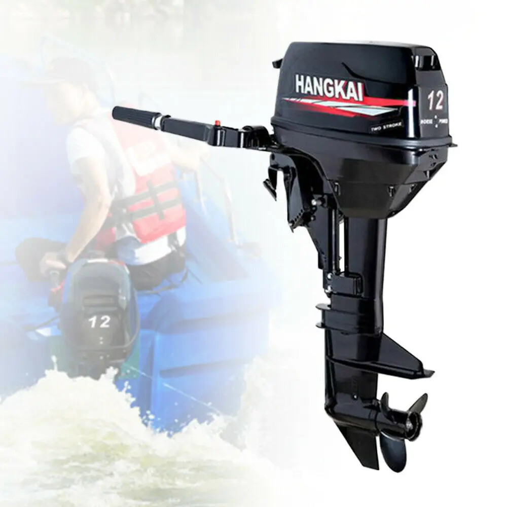 12HP Outboard Brushless Motor 2-Stroke Fishing Boat Engine Tiller Control with CDI Ignition Water Cooling 169CC 5500r/min 250cc motorcycle engine single cylinder 4 stroke style water cooled engine electric method origin ignition cdi start