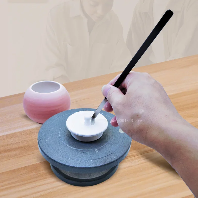 Pottery Tools Teapot Making Curved Mouth Knife White Steel Knife DIY Repair Blank Holes and Carvings Clay Sculpting Tools
