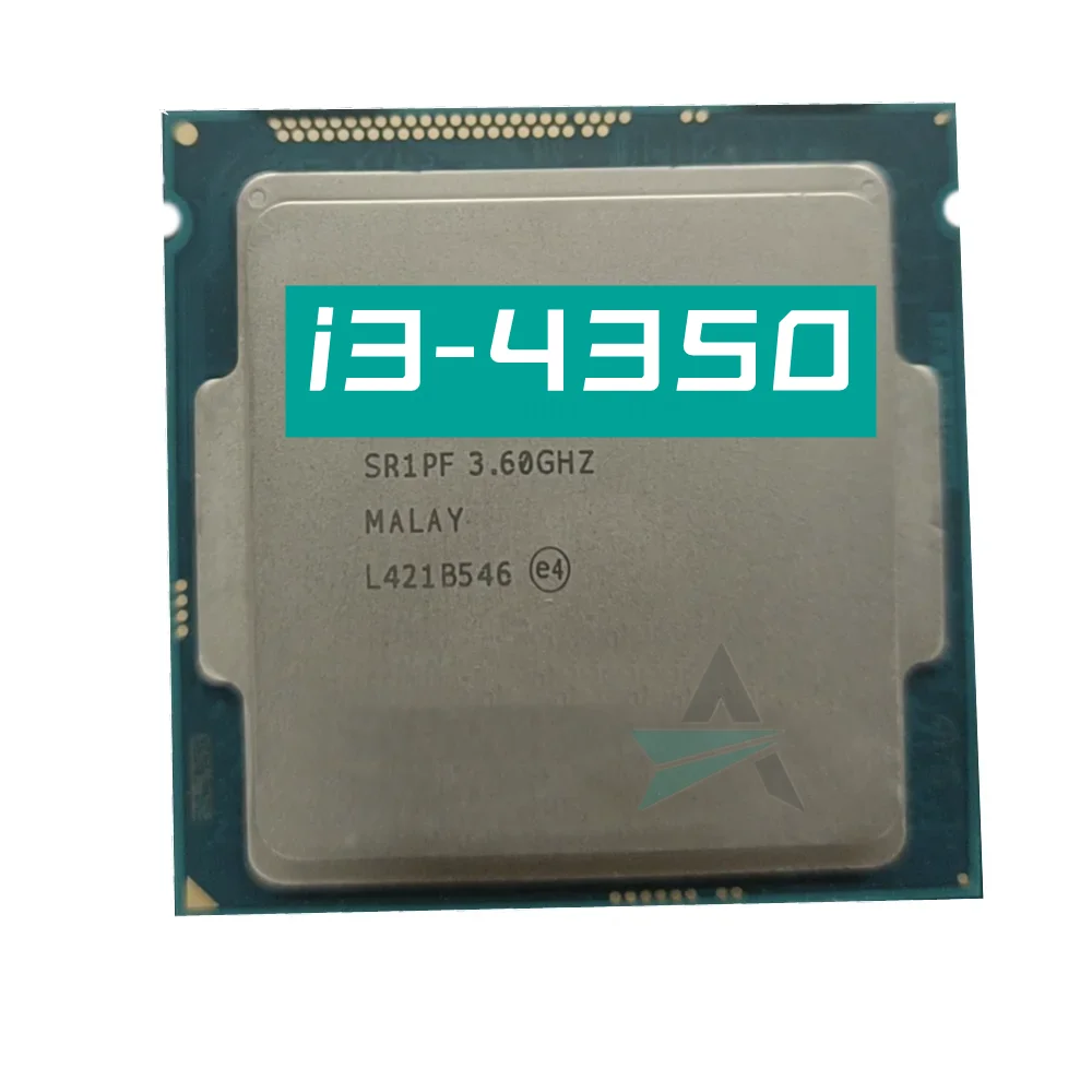 Core I3-4350 Sr1Pf Sr1K1 3.6Ghz 2C/4T 4Mb 54W Lga1150 Per Scheda Serie 9/8 Spedizione Gratuita
