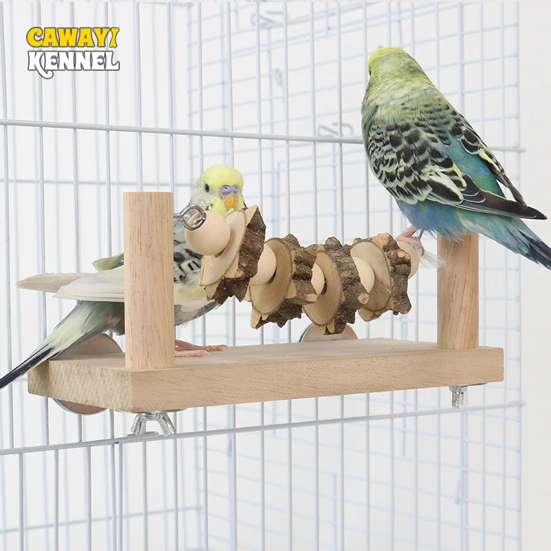 Soportes Madera Natural Jaulas Aves 4 Piezas Perchas Naturales Para Pájaros - 4 Piezas De Madera Natural | Para Jaulas De Loros, Periquitos Y Más Juego De 4 Perchas De Madera Natural Para Jaulas De Aves