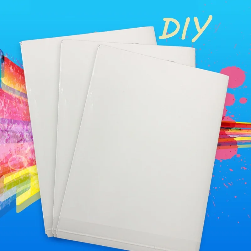 티셔츠용 세라믹 데칼 용지, 인쇄 가능한 섬유 비닐 잉크젯용 A4 전사 용지, 섬유 철 열 전사 용지