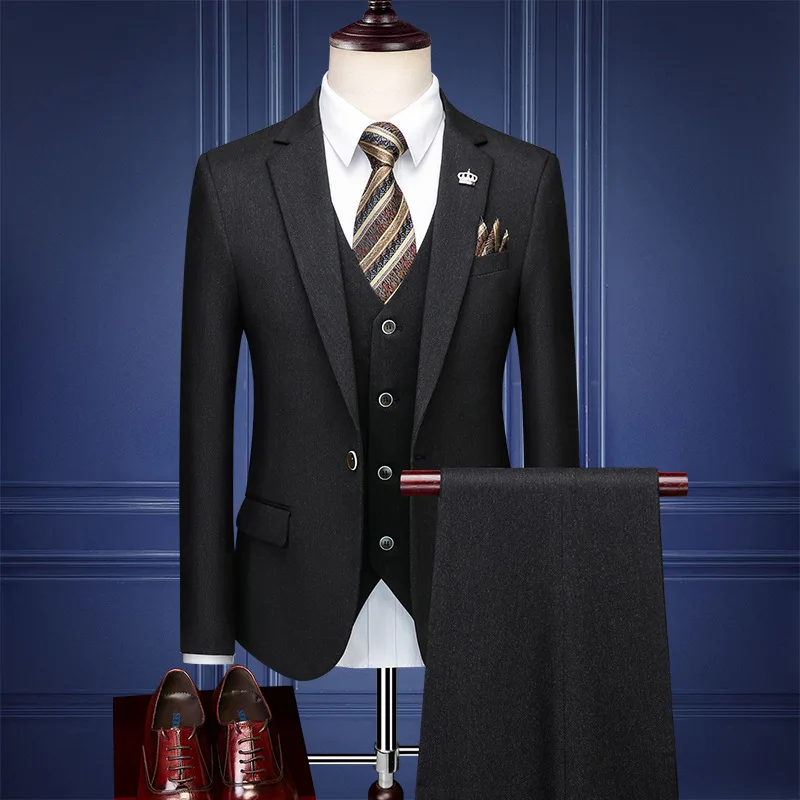 

Custom Made Groom Wedding Dress Blazer Pants Business High-end Classic Dress Trousers ZHA05-47599