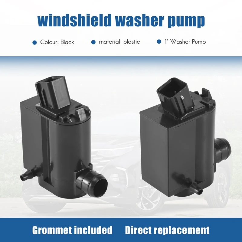 Twin Outlet Windscreen Washer Pump for HYUNDAI I20 I40 Tucson Elantra Santa Fe headlight washer pump
