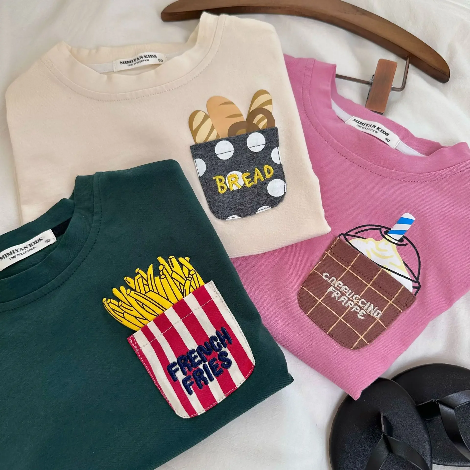 Children Short Sleeve T-shirt Boys and Girls Cartoon Pocket Baby Cute Fashion t shirt,cotton t shirt,kids t shirt,girls t shirt,girls tee shirt,stitch t shirt,t shirt set