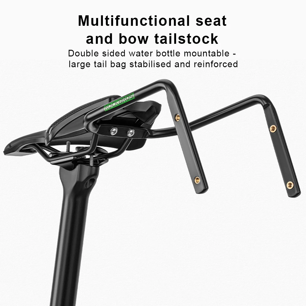 Bicycle Saddle Tail Bag Stabilizer Bracket Kettle Holder Waterproof Support