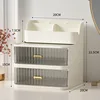 Luxury Makeup Organizer Cosmetic Storage Box Drawer Type Lipstick Skincare Makeup Brush Holder Desktop Make Up Container 4