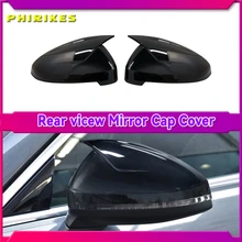 

For Audi A4 A5 B9 Side Mirror Caps (Carbon Look) 2017 2018 2019 S4 S5 RS5 allroad Quattro replace Covers