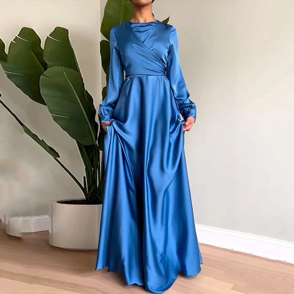 

African Dress For Women Autumn Fashion Dashiki Pleated Vestidos Spring New Arrival Robe Elegant African Party Maxi Dress