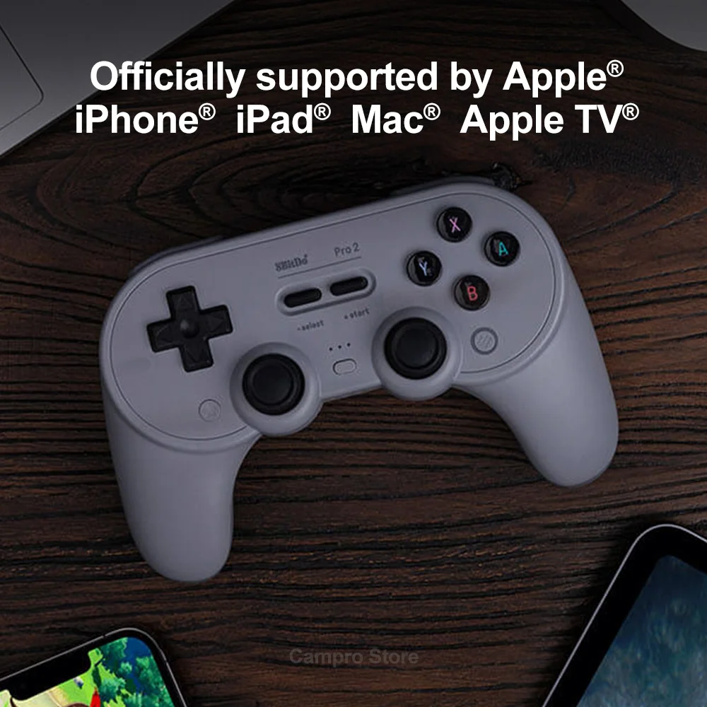 8Bitdo Pro 2  Ʈѷ  е, Ȧ ȿ ̽ƽ, ٵ ġ PC  10 11  ȵ̵