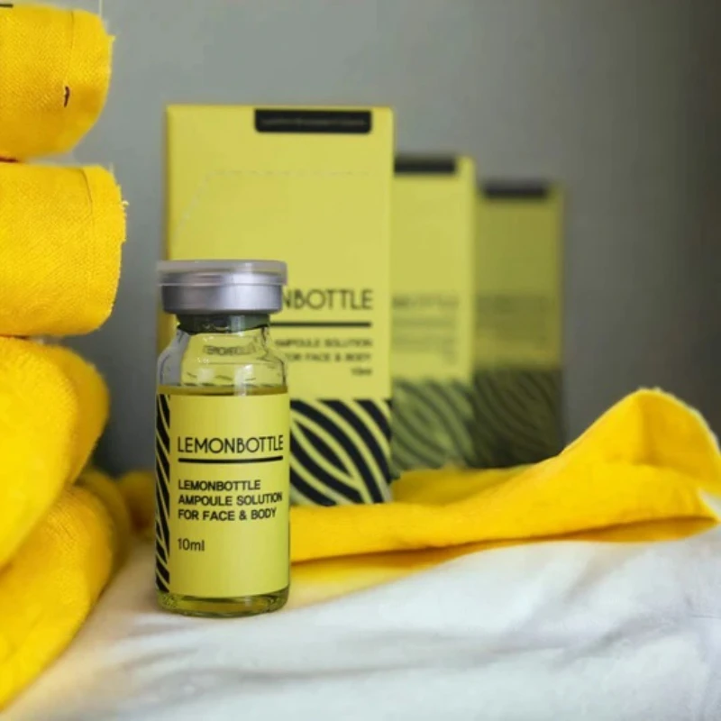 Lemon Bottle Ampoule Solution Lipolysis Fat Dissolvers for Face and Body Lipolytic Solution V Line Slimming S Curve