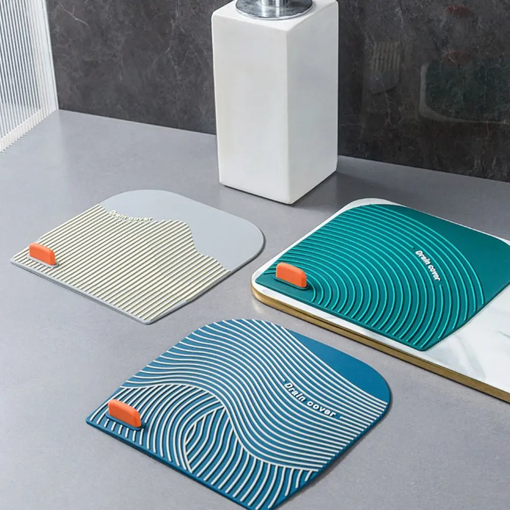 

Deodorant Floor Drain Mat Multifunction Anti-clogging Anti Blocking Sink Filter Insect-proof Silicone Floor Drain Cover Sink
