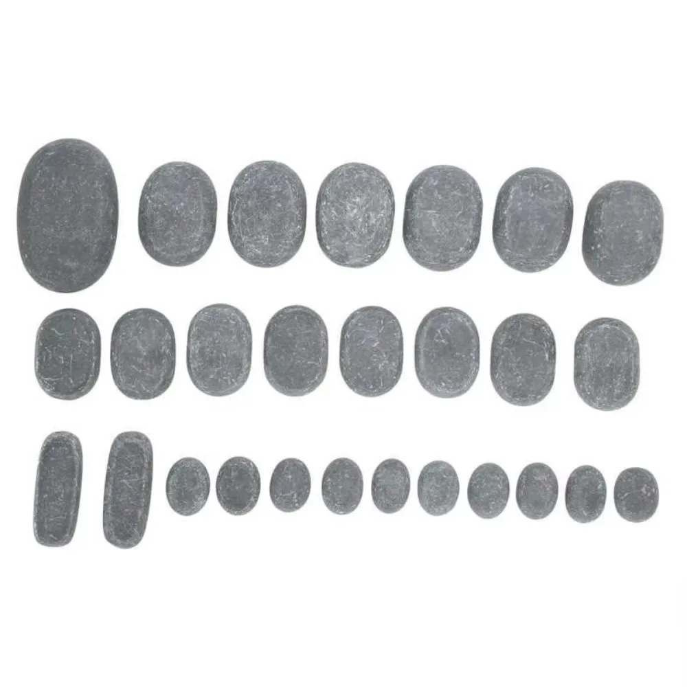 Removable Hot Stone Massage Set Heater Box Relieve Stress Back Pain Health Care Lava Basalt Round Massage StoneTool Massager New