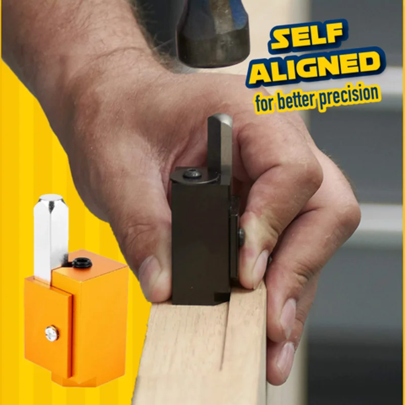 Woodworking Square Right Angle Punch Chisel Wood Carving Corner Chisel Hinge Woodworking Tools