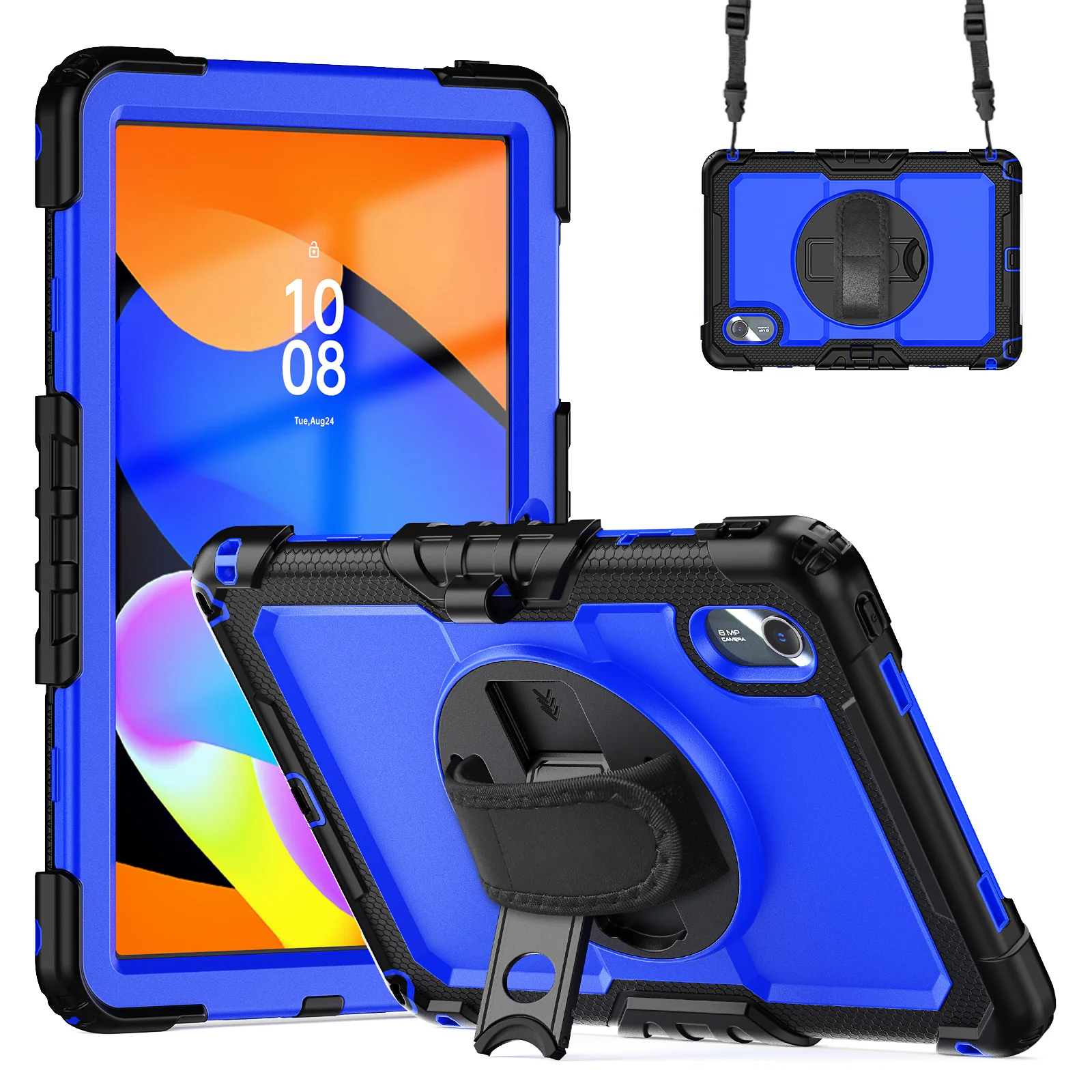 Universal Tablet Case with Screen Protector - Enhanced Protection and Style